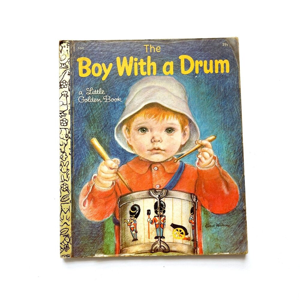 The Boy with a Drum Little Golden Book #588 Vintage 1970's